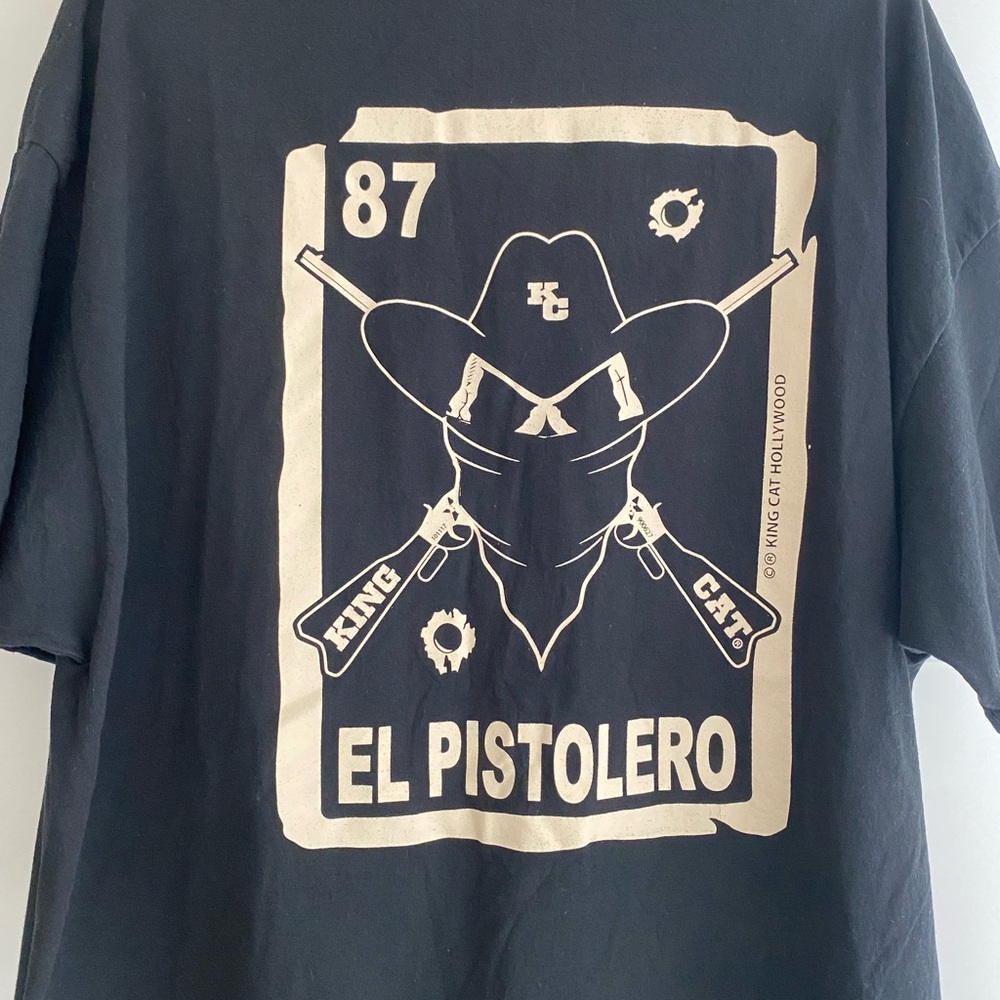 El Pistolero Graphic Tee - Black & Cream